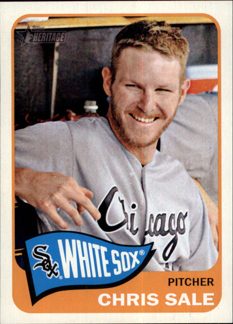 2014 Topps Heritage #471A Chris Sale SP