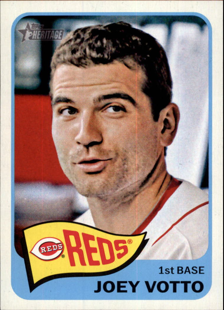 2014 Topps Heritage #472A Joey Votto SP