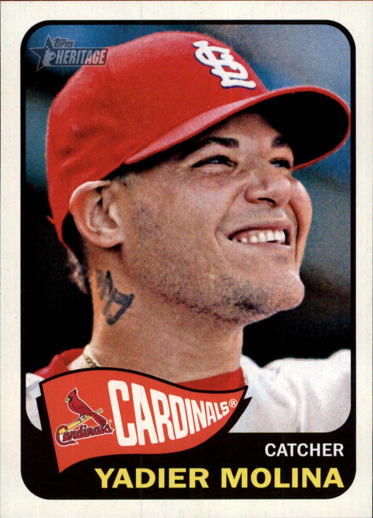 2014 Topps Heritage #491A Yadier Molina SP