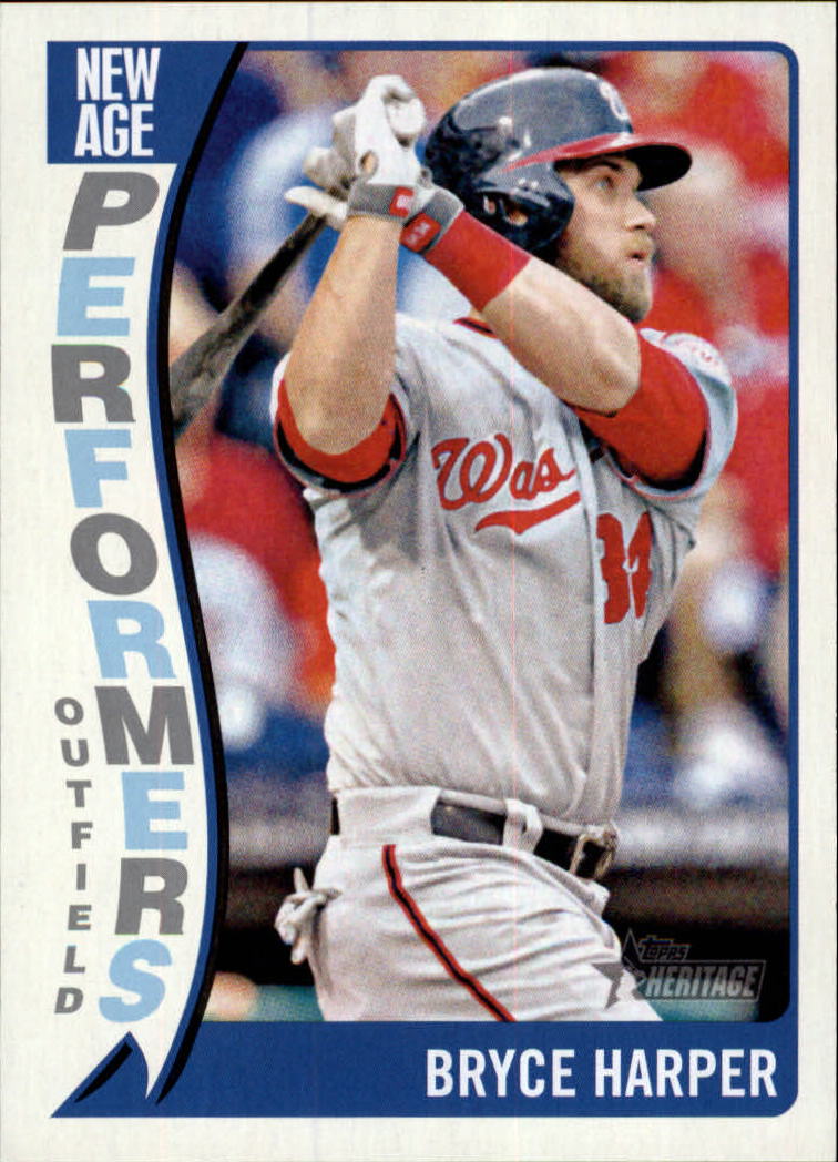 2014 Topps Heritage New Age Performers #NAPBH Bryce Harper
