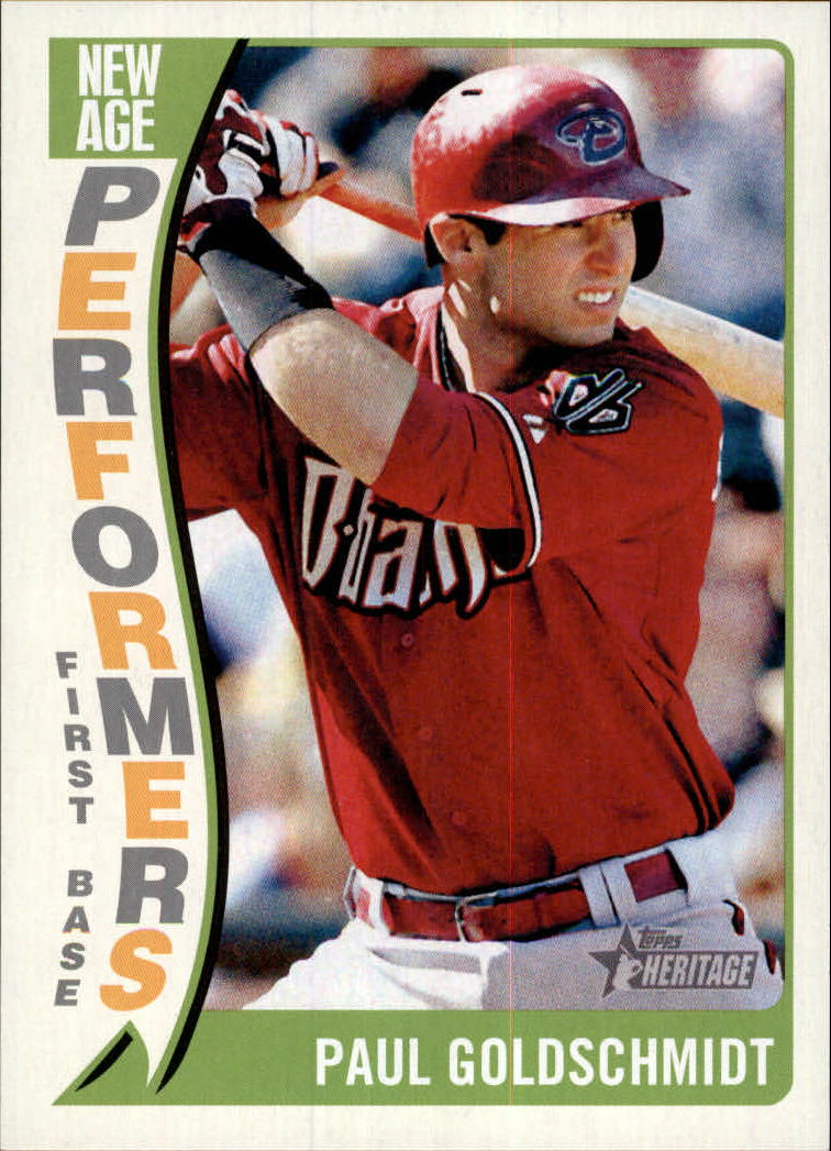 2014 Topps Heritage New Age Performers #NAPPG Paul Goldschmidt