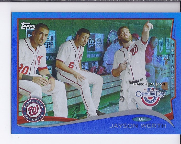 2014 Topps Opening Day Blue #87 Jayson Werth