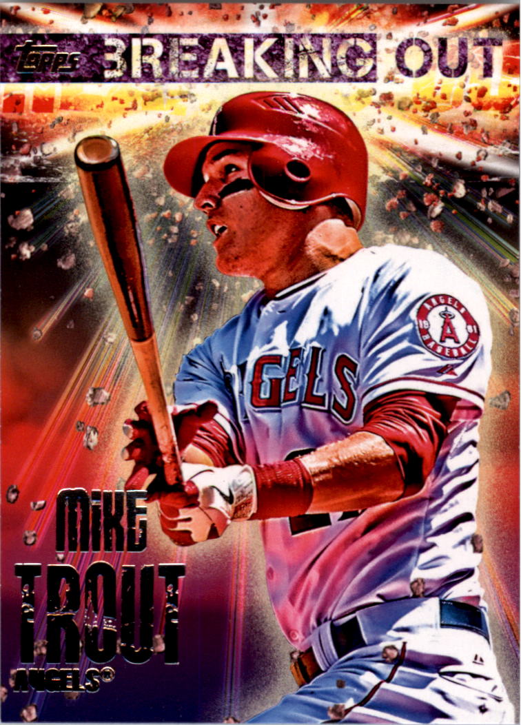 2014 Topps Opening Day Breaking Out #BO4 Mike Trout