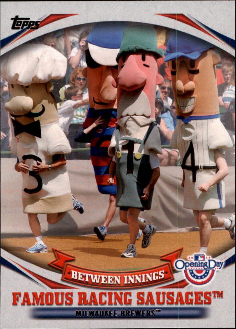2014 Topps Opening Day Between Innings #BI6 Famous Racing Sausages