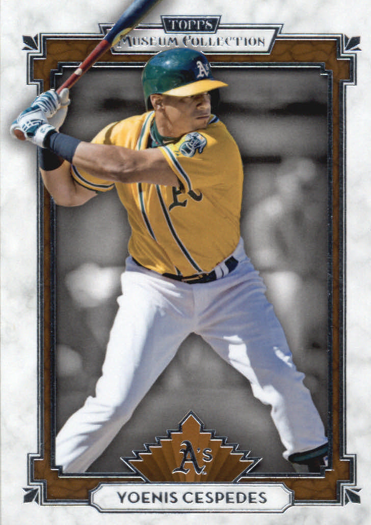 2014 Topps Museum Collection Copper #27 Yoenis Cespedes