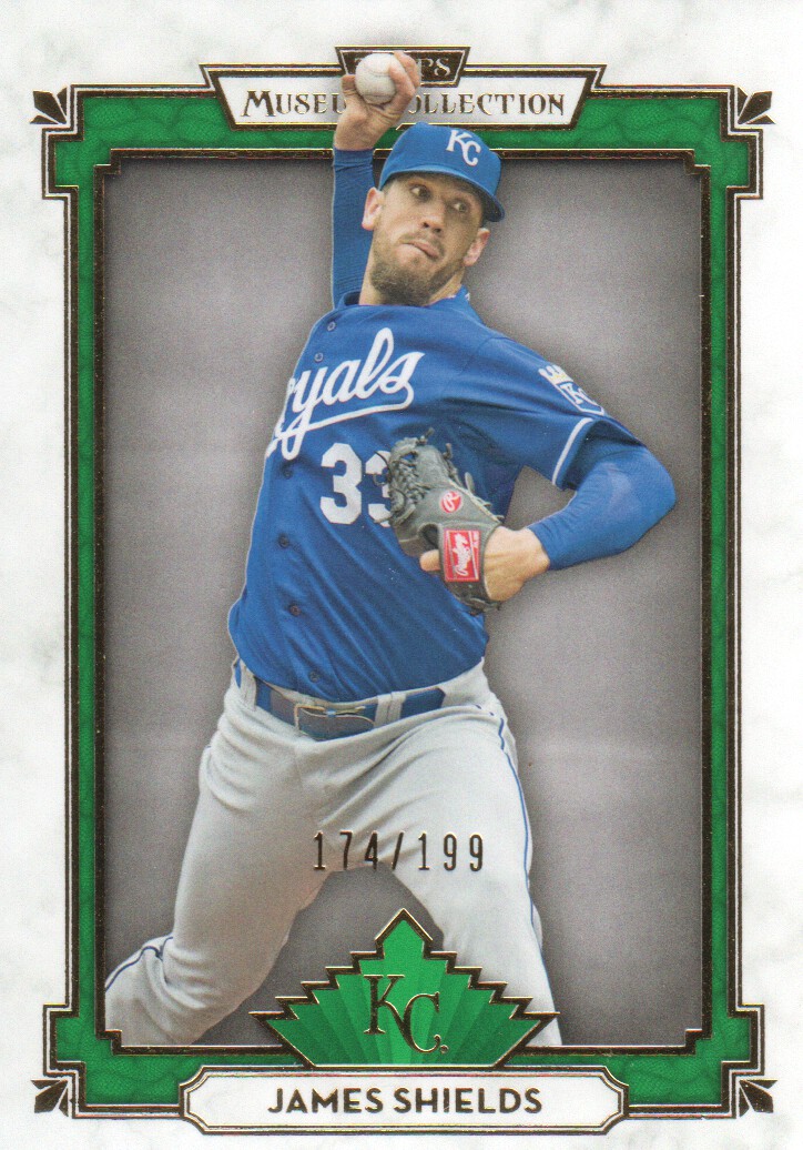 2014 Topps Museum Collection Green #35 James Shields