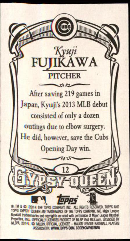 B5098- 2014 Topps Gypsy Queen BB Assorted Inserts -You Pick- 15+ FREE US SHIP - Picture 27 of 316