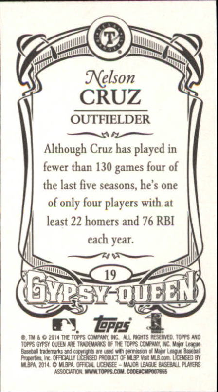 B5098- 2014 Topps Gypsy Queen BB Assorted Inserts -You Pick- 15+ FREE US SHIP - Picture 35 of 316