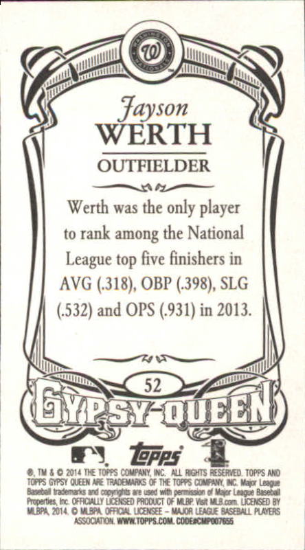 B5098- 2014 Topps Gypsy Queen BB Assorted Inserts -You Pick- 15+ FREE US SHIP - Picture 56 of 316