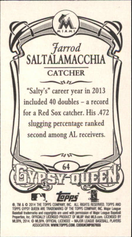 B5098- 2014 Topps Gypsy Queen BB Assorted Inserts -You Pick- 15+ FREE US SHIP - Picture 72 of 316