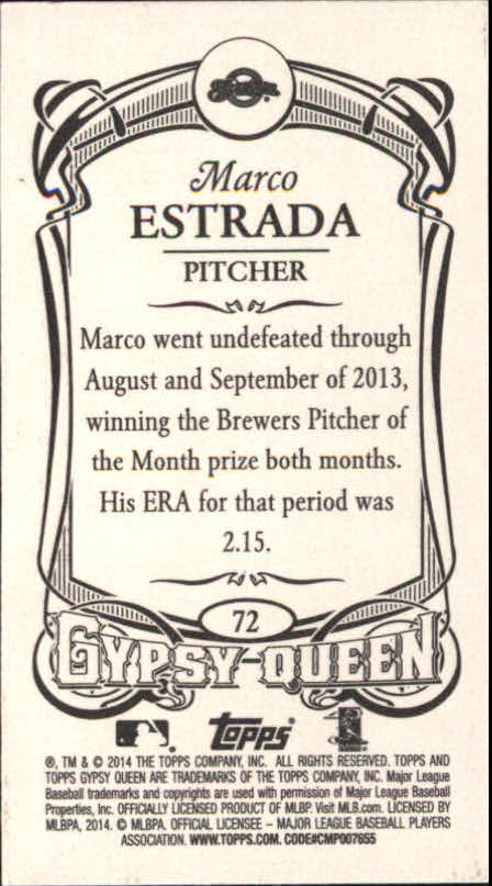 B5098- 2014 Topps Gypsy Queen BB Assorted Inserts -You Pick- 15+ FREE US SHIP - Picture 81 of 316