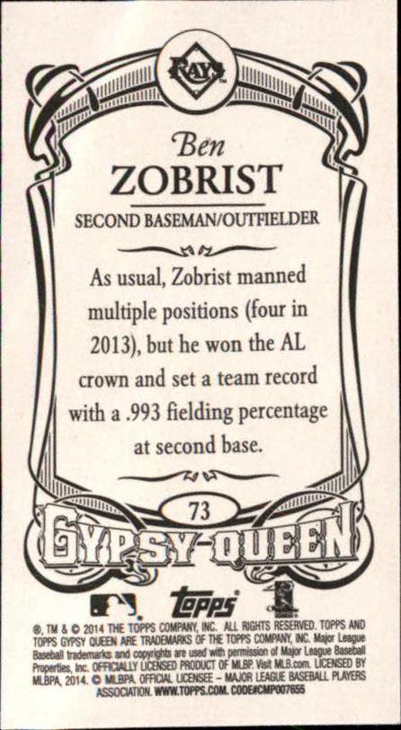 B5098- 2014 Topps Gypsy Queen BB Assorted Inserts -You Pick- 15+ FREE US SHIP - Picture 83 of 316