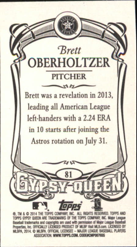 B5098- 2014 Topps Gypsy Queen BB Assorted Inserts -You Pick- 15+ FREE US SHIP - Picture 91 of 316