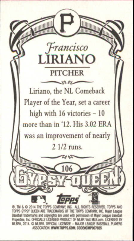 B5098- 2014 Topps Gypsy Queen BB Assorted Inserts -You Pick- 15+ FREE US SHIP - Picture 115 of 316