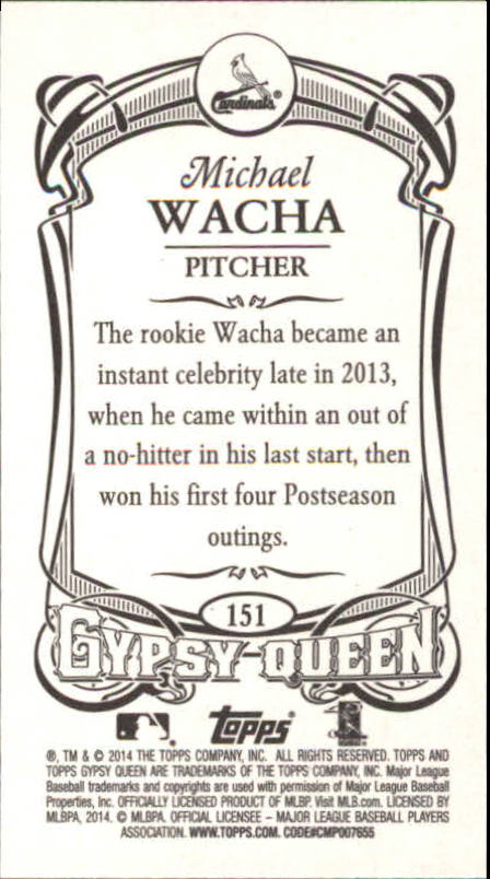 B5098- 2014 Topps Gypsy Queen BB Assorted Inserts -You Pick- 15+ FREE US SHIP - Picture 149 of 316
