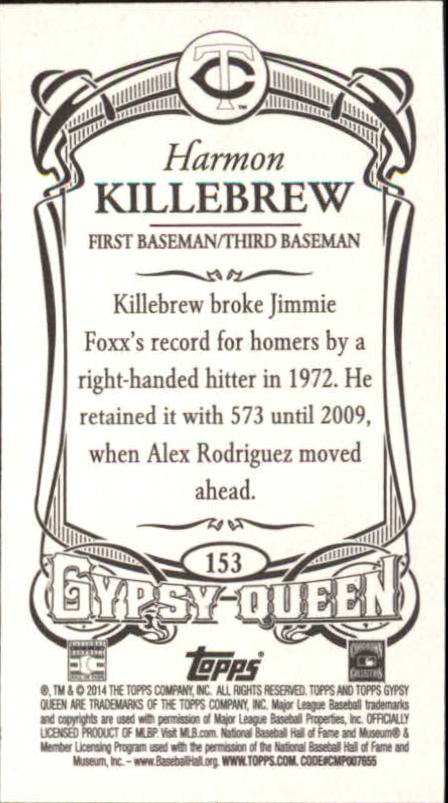 B5098- 2014 Topps Gypsy Queen BB Assorted Inserts -You Pick- 15+ FREE US SHIP - Picture 151 of 316