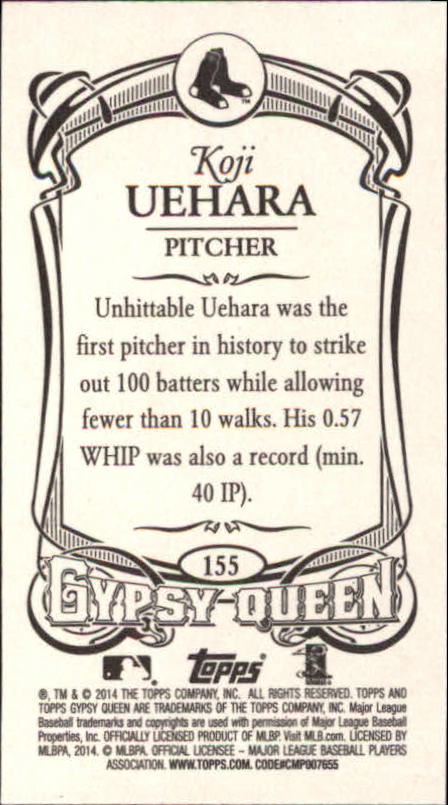 B5098- 2014 Topps Gypsy Queen BB Assorted Inserts -You Pick- 15+ FREE US SHIP - Picture 153 of 316