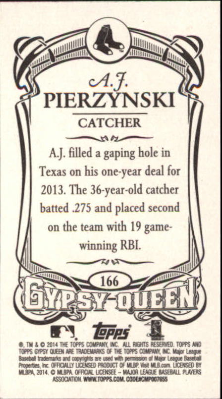 B5098- 2014 Topps Gypsy Queen BB Assorted Inserts -You Pick- 15+ FREE US SHIP - Picture 162 of 316