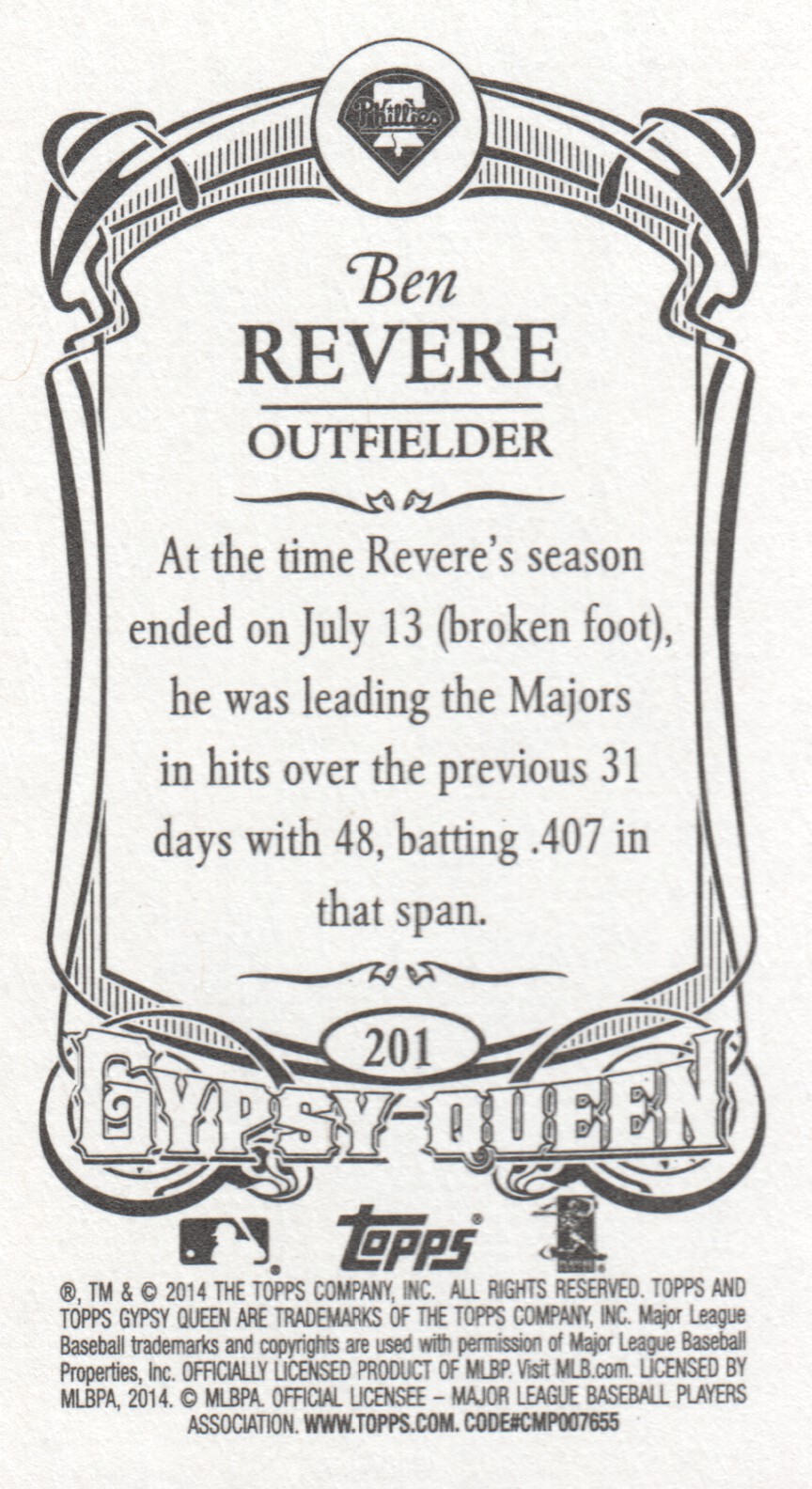 B5098- 2014 Topps Gypsy Queen BB Assorted Inserts -You Pick- 15+ FREE US SHIP - Picture 195 of 316