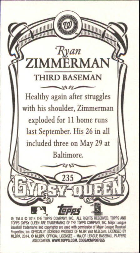 B5098- 2014 Topps Gypsy Queen BB Assorted Inserts -You Pick- 15+ FREE US SHIP - Picture 230 of 316