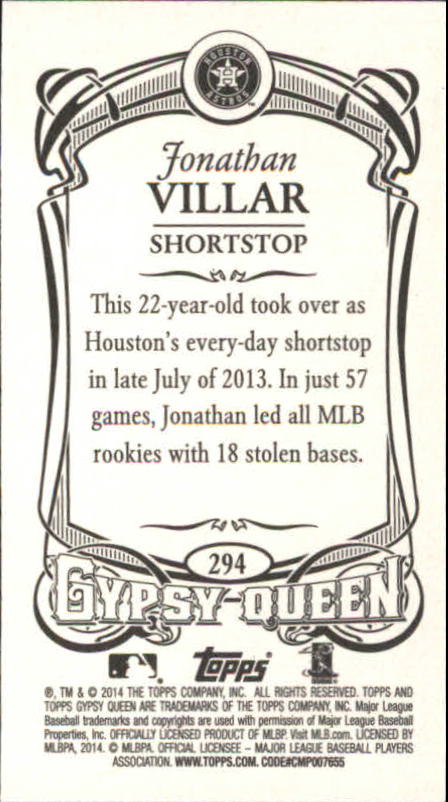 B5098- 2014 Topps Gypsy Queen BB Assorted Inserts -You Pick- 15+ FREE US SHIP - Picture 283 of 316