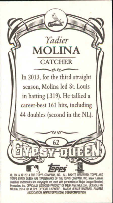 B5098- 2014 Topps Gypsy Queen BB Assorted Inserts -You Pick- 15+ FREE US SHIP - Picture 68 of 316