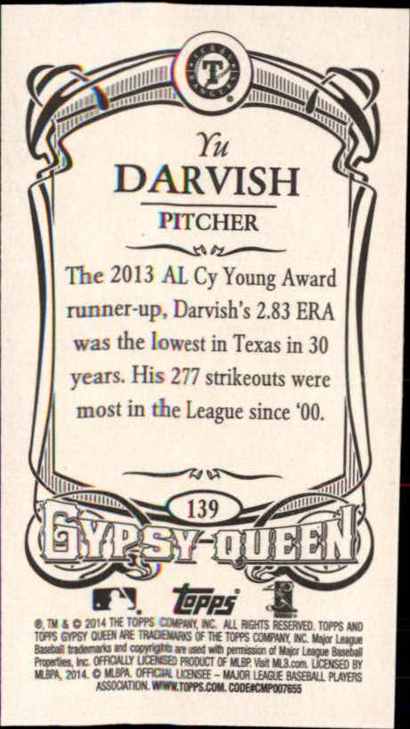 B5098- 2014 Topps Gypsy Queen BB Assorted Inserts -You Pick- 15+ FREE US SHIP - Picture 139 of 316