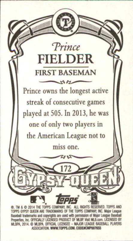 B5098- 2014 Topps Gypsy Queen BB Assorted Inserts -You Pick- 15+ FREE US SHIP - Picture 169 of 316