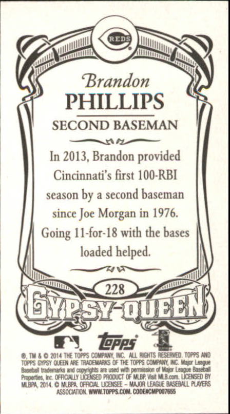 B5098- 2014 Topps Gypsy Queen BB Assorted Inserts -You Pick- 15+ FREE US SHIP - Picture 220 of 316