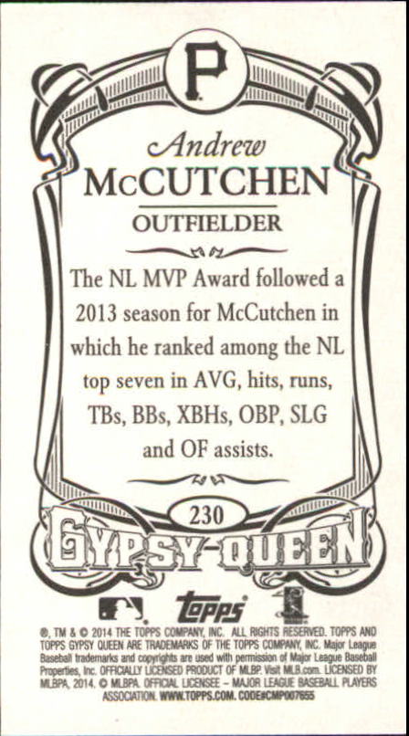B5098- 2014 Topps Gypsy Queen BB Assorted Inserts -You Pick- 15+ FREE US SHIP - Picture 224 of 316