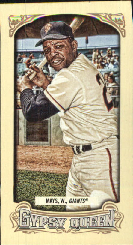 2014 Topps Gypsy Queen Mini #328B Willie Mays/With bat
