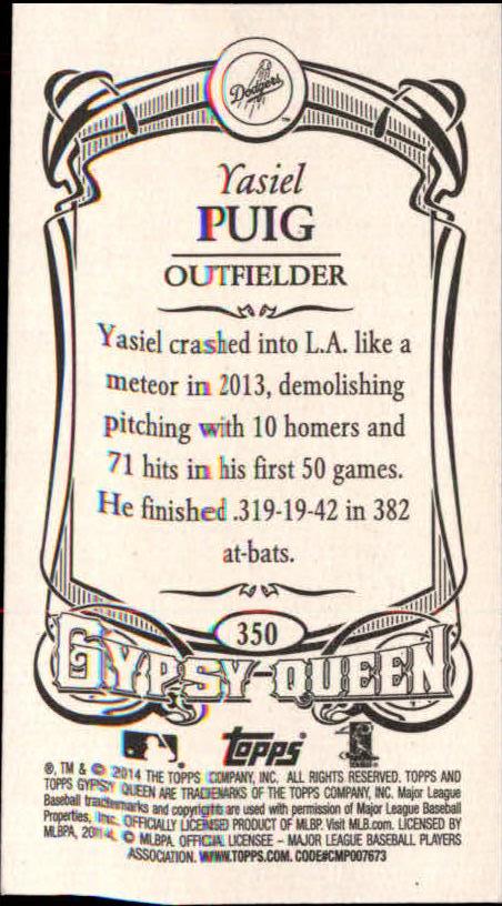 B5098- 2014 Topps Gypsy Queen BB Assorted Inserts -You Pick- 15+ FREE US SHIP - Picture 310 of 316