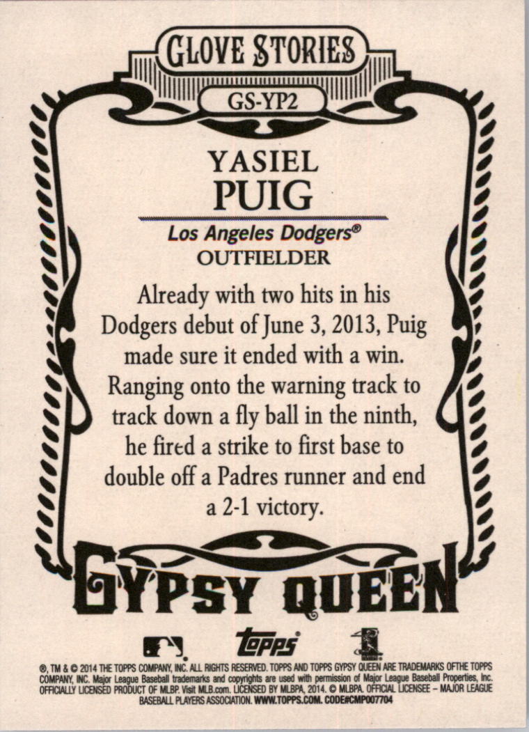 B5098- 2014 Topps Gypsy Queen BB 201-350 +Inserts -You Pick- 15+ FREE US SHIP - Picture 258 of 291