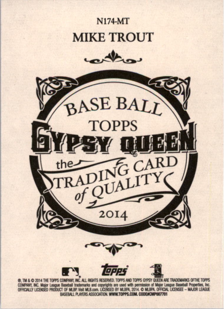 B5098- 2014 Topps Gypsy Queen BB 201-350 +Inserts -You Pick- 15+ FREE US SHIP - Picture 291 of 291