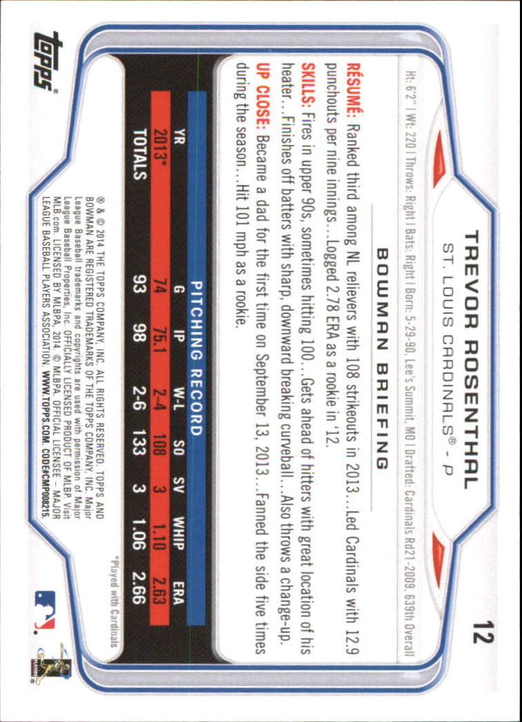 A0983- 2014 Bowman Hometown Baseball Card #s 1-220 -You Pick- 15+ FREE US SHIP - Picture 18 of 359