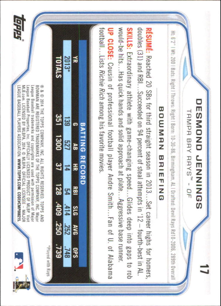 A0983- 2014 Bowman Hometown Baseball Card #s 1-220 -You Pick- 15+ FREE US SHIP - Picture 27 of 359