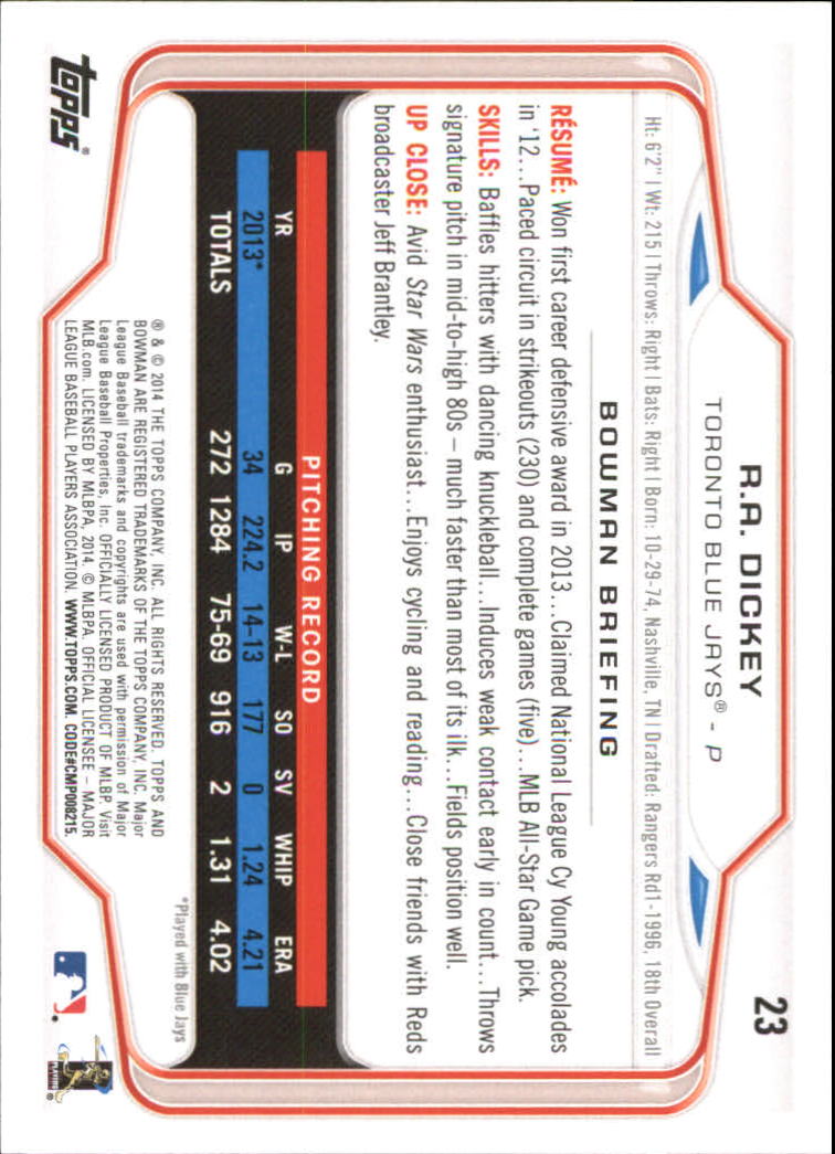 A0983- 2014 Bowman Hometown Baseball Card #s 1-220 -You Pick- 15+ FREE US SHIP - Picture 36 of 359