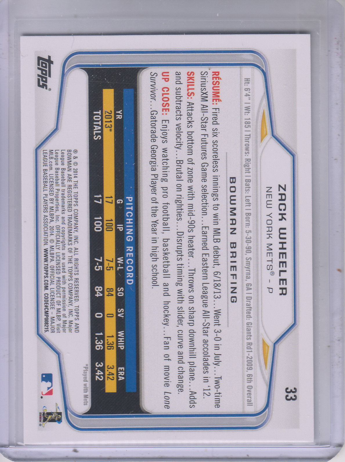 A0983- 2014 Bowman Hometown Baseball Card #s 1-220 -You Pick- 15+ FREE US SHIP - Picture 53 of 359