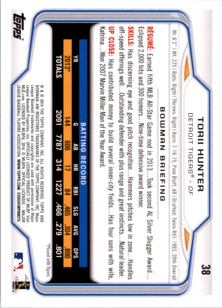 A0983- 2014 Bowman Hometown Baseball Card #s 1-220 -You Pick- 15+ FREE US SHIP - Picture 63 of 359