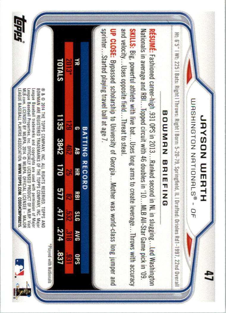 A0983- 2014 Bowman Hometown Baseball Card #s 1-220 -You Pick- 15+ FREE US SHIP - Picture 77 of 359