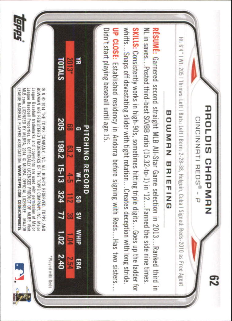 A0983- 2014 Bowman Hometown Baseball Card #s 1-220 -You Pick- 15+ FREE US SHIP - Picture 107 of 359