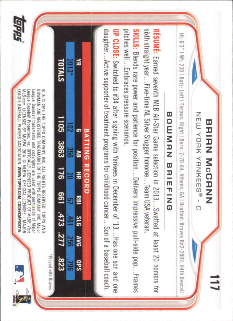 A0983- 2014 Bowman Hometown Baseball Card #s 1-220 -You Pick- 15+ FREE US SHIP - Picture 187 of 359