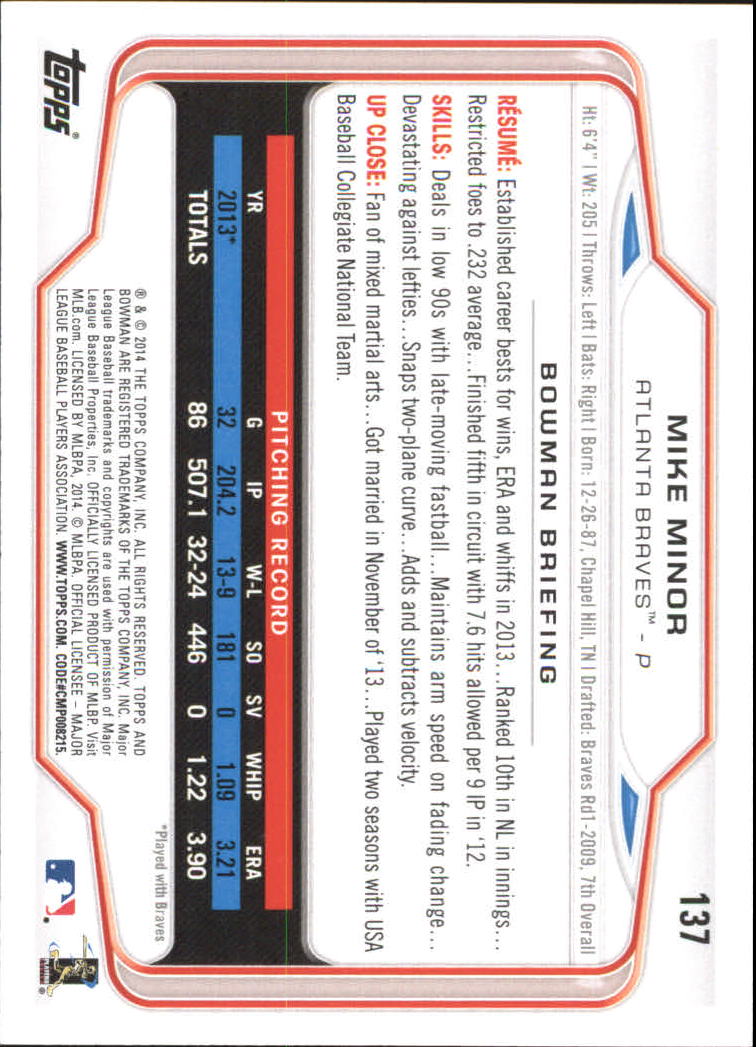 A0983- 2014 Bowman Hometown Baseball Card #s 1-220 -You Pick- 15+ FREE US SHIP - Picture 223 of 359