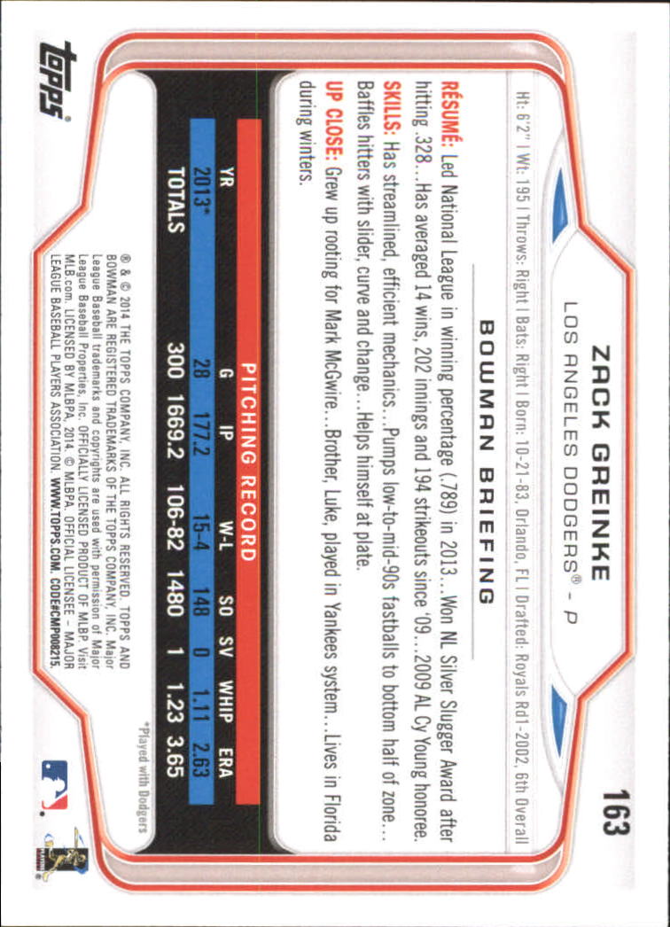 A0983- 2014 Bowman Hometown Baseball Card #s 1-220 -You Pick- 15+ FREE US SHIP - Picture 263 of 359