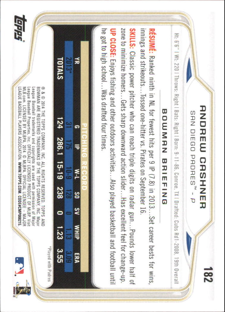 A0983- 2014 Bowman Hometown Baseball Card #s 1-220 -You Pick- 15+ FREE US SHIP - Picture 293 of 359