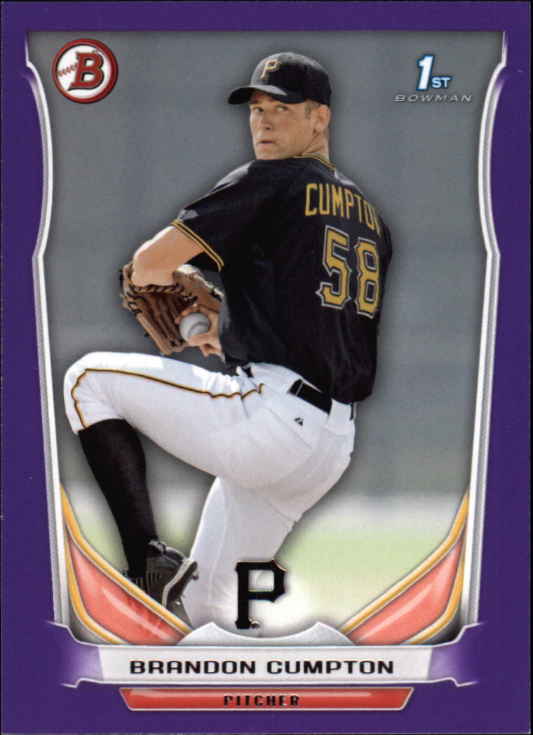 2014 Bowman Prospects Purple #BP81 Brandon Cumpton