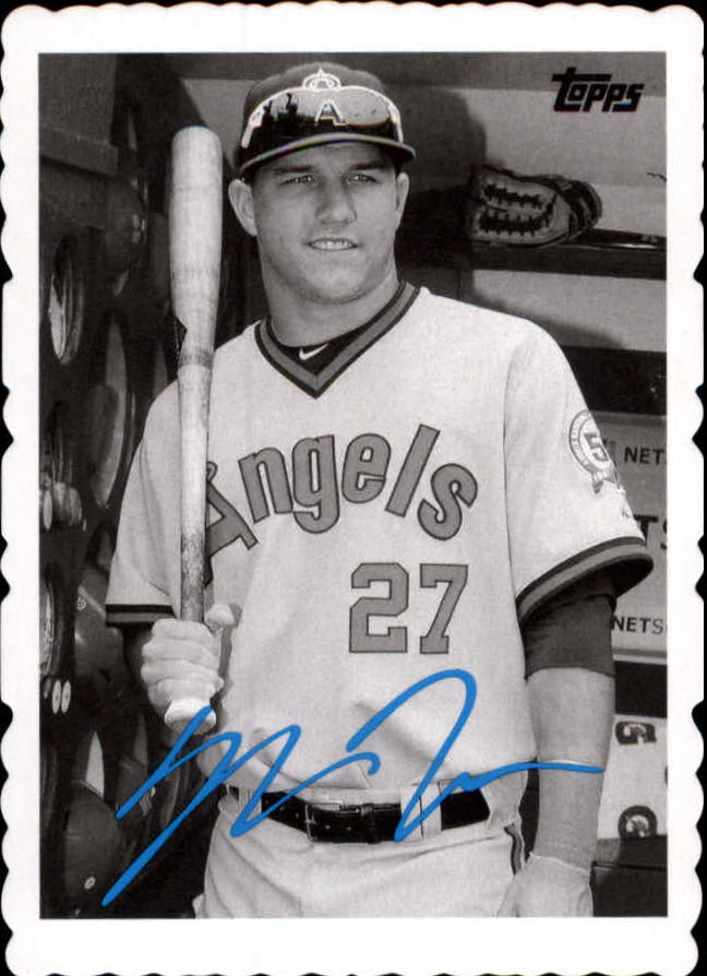 2014 Topps Archives '69 Deckle Minis #MT Mike Trout