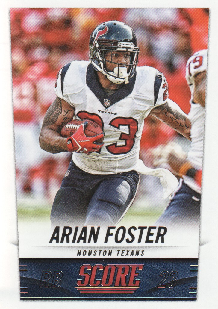 2014 Score #90A Arian Foster/with football