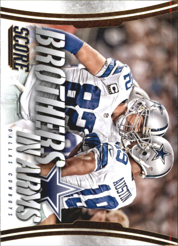 2014 Score Brothers In Arms Gold #BA9 Dallas Cowboys/Jason Witten/Miles Austin