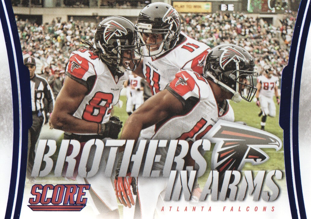 2014 Score Brothers In Arms Blue #BA2 Atlanta Falcons/Julio Jones/Roddy White